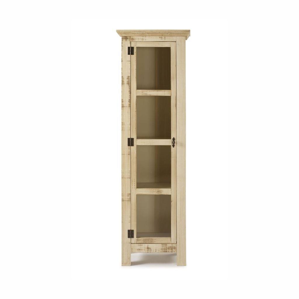 Narrow Cabinet Glass Door - Walnut X684