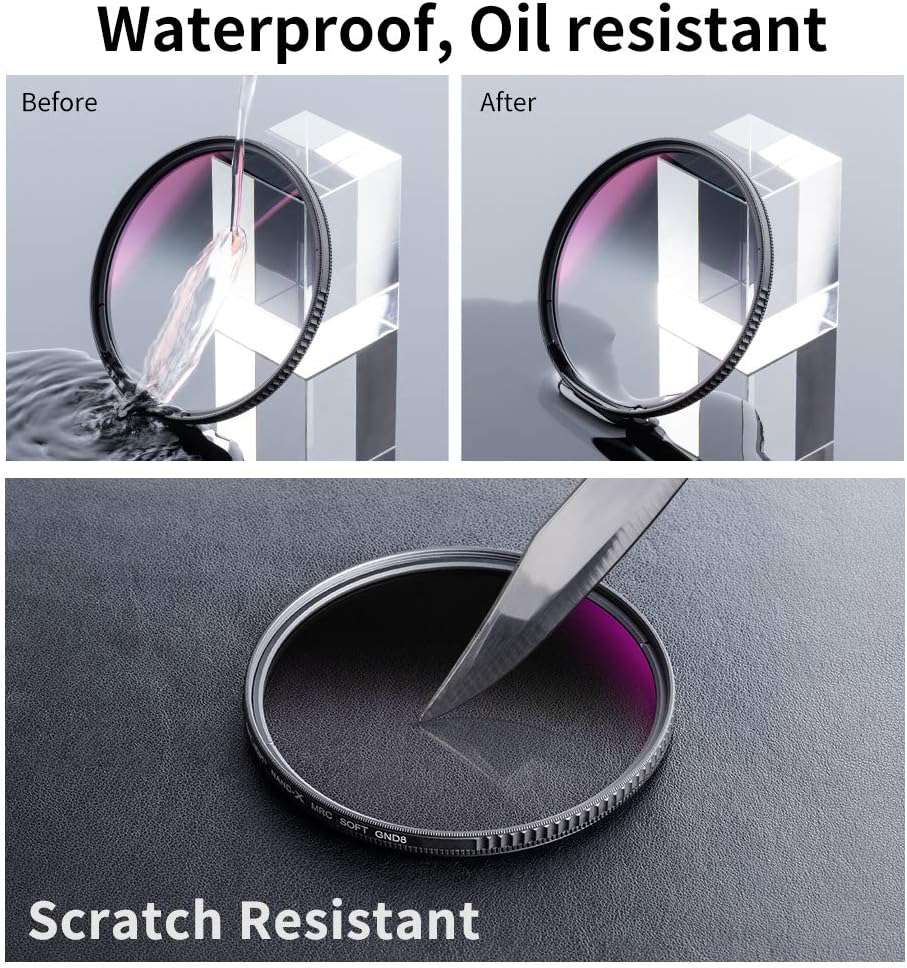 77mm 3 Stop Soft Graduated Neutral Density Filter Pack of 2 E546493