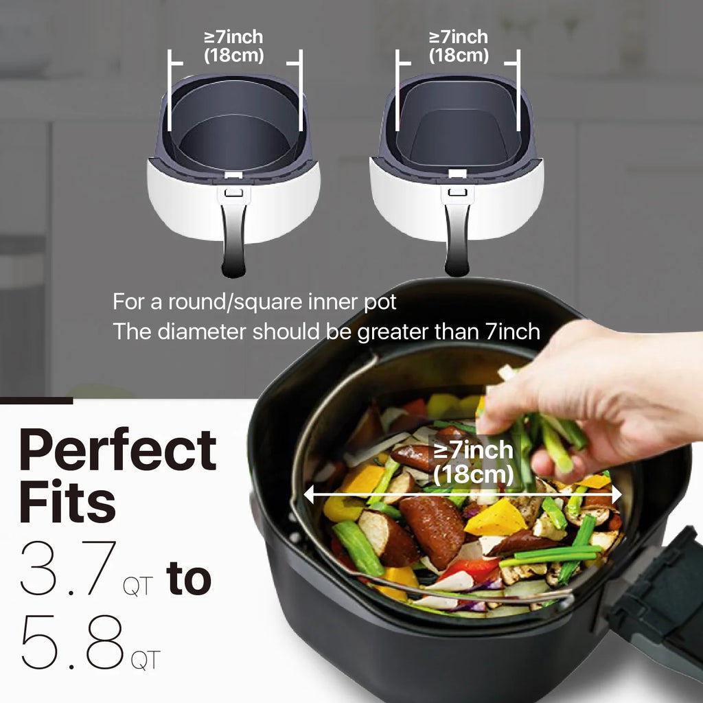 17 Set Air Fryer Accessories with Recipe Cookbook E29902