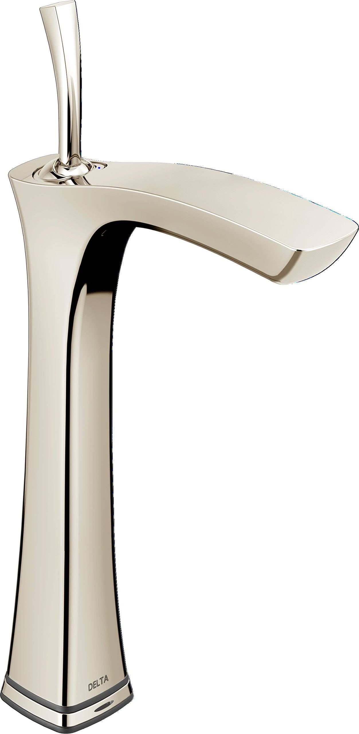 Polished Nickel Single Handle Vessel Bathroom Faucet O839