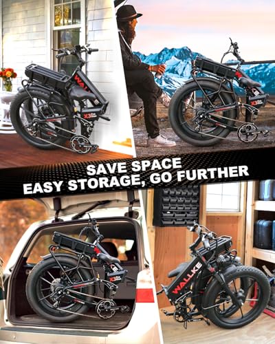 26" Fat Tire 48V 44Ah Battery Full Suspension Electric Mountain Bike Q36023