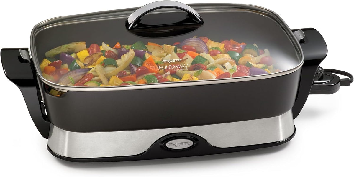 16-inch Black Electric Foldaway Skillet R27501