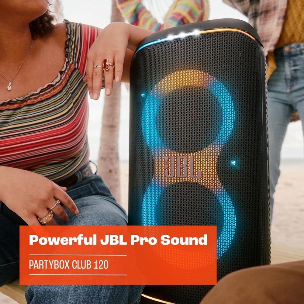 Black Portable Speaker with Foldable Handle E882553