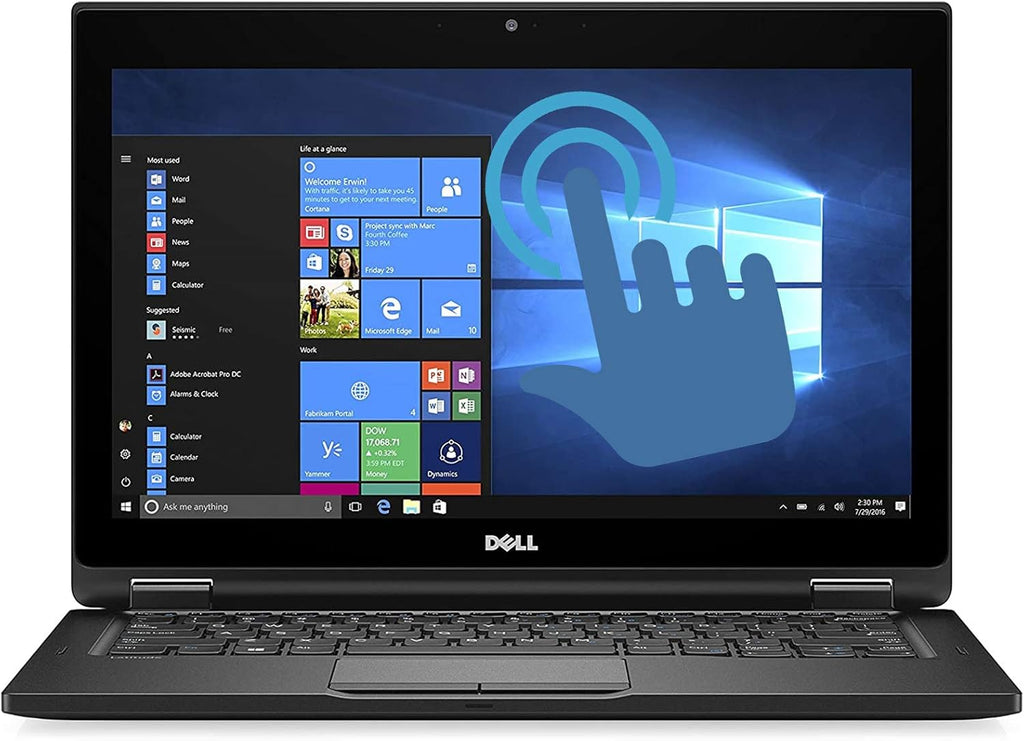 12.5" FHD Touch Laptop with Core i5-7300U 2.6GHz, 256GB SSD, Windows 10 Pro I78189