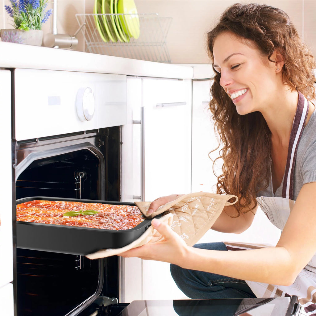 Nonstick Oven Roasting Pan with Flat Rack and Tray C33260