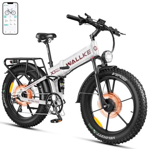 26" Fat Tire 48V 44Ah Battery Full Suspension Electric Mountain Bike Q36023
