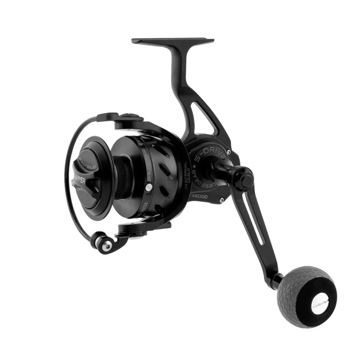 Saltwater Spinning Sealed Reel Black H238