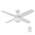 Bright White Indoor Ceiling Fan with Remote C8036