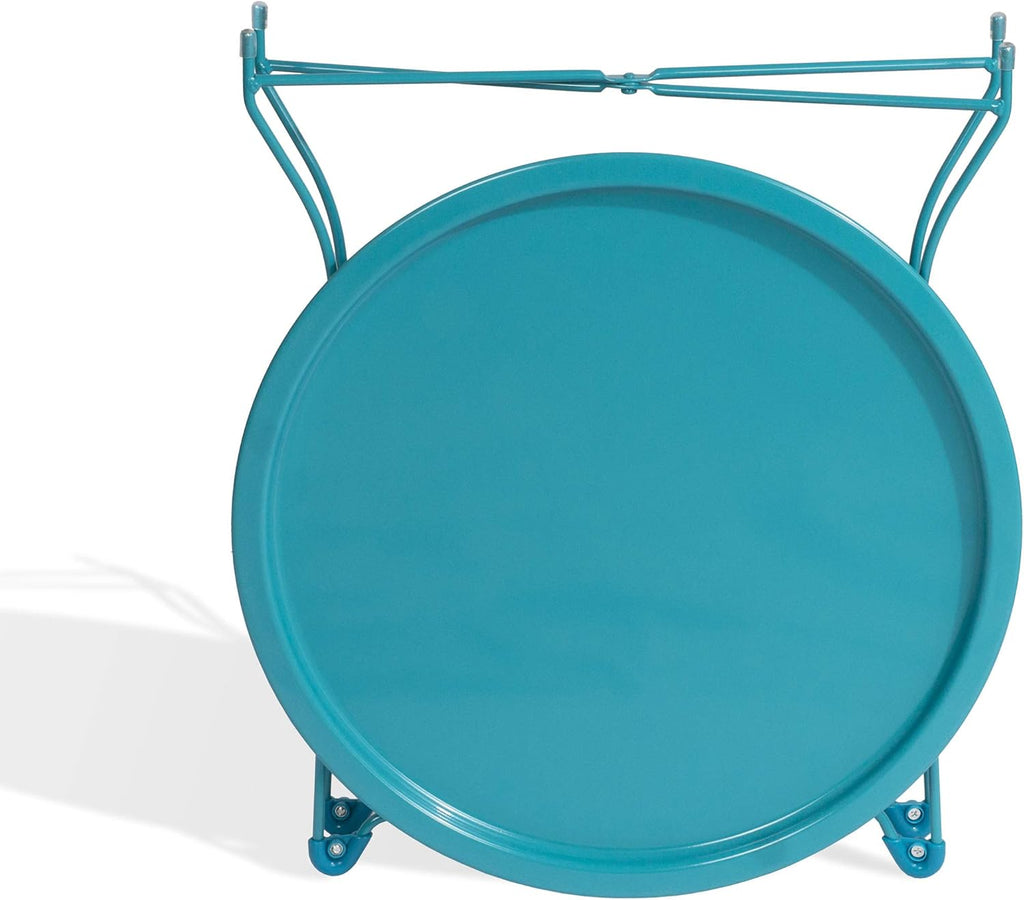 Metal Side Table with Powder Coating, Pack of 2 A470