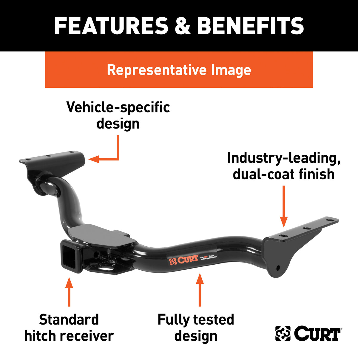 Class 3 Trailer Hitch with installation hardware Z16976