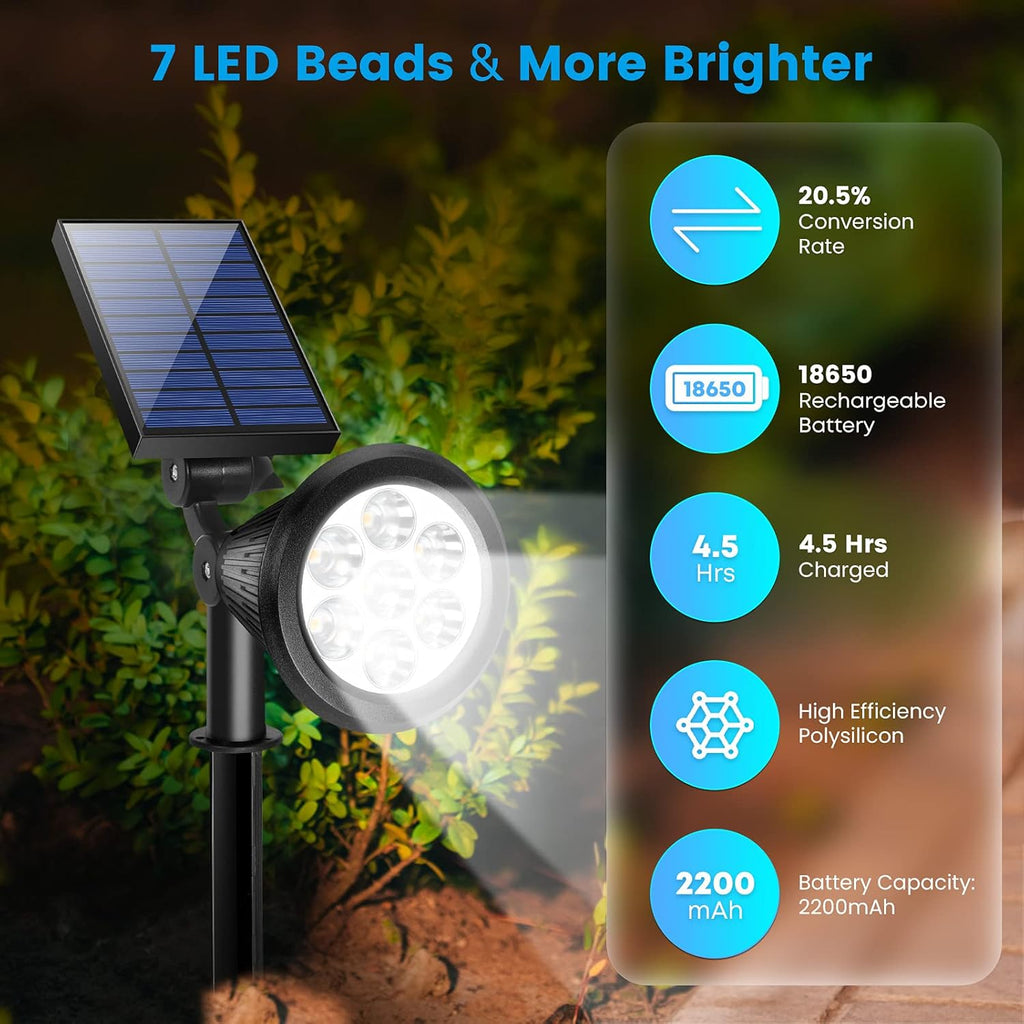 Solar Spot Lights Outdoor Waterproof 4 Pack D20841