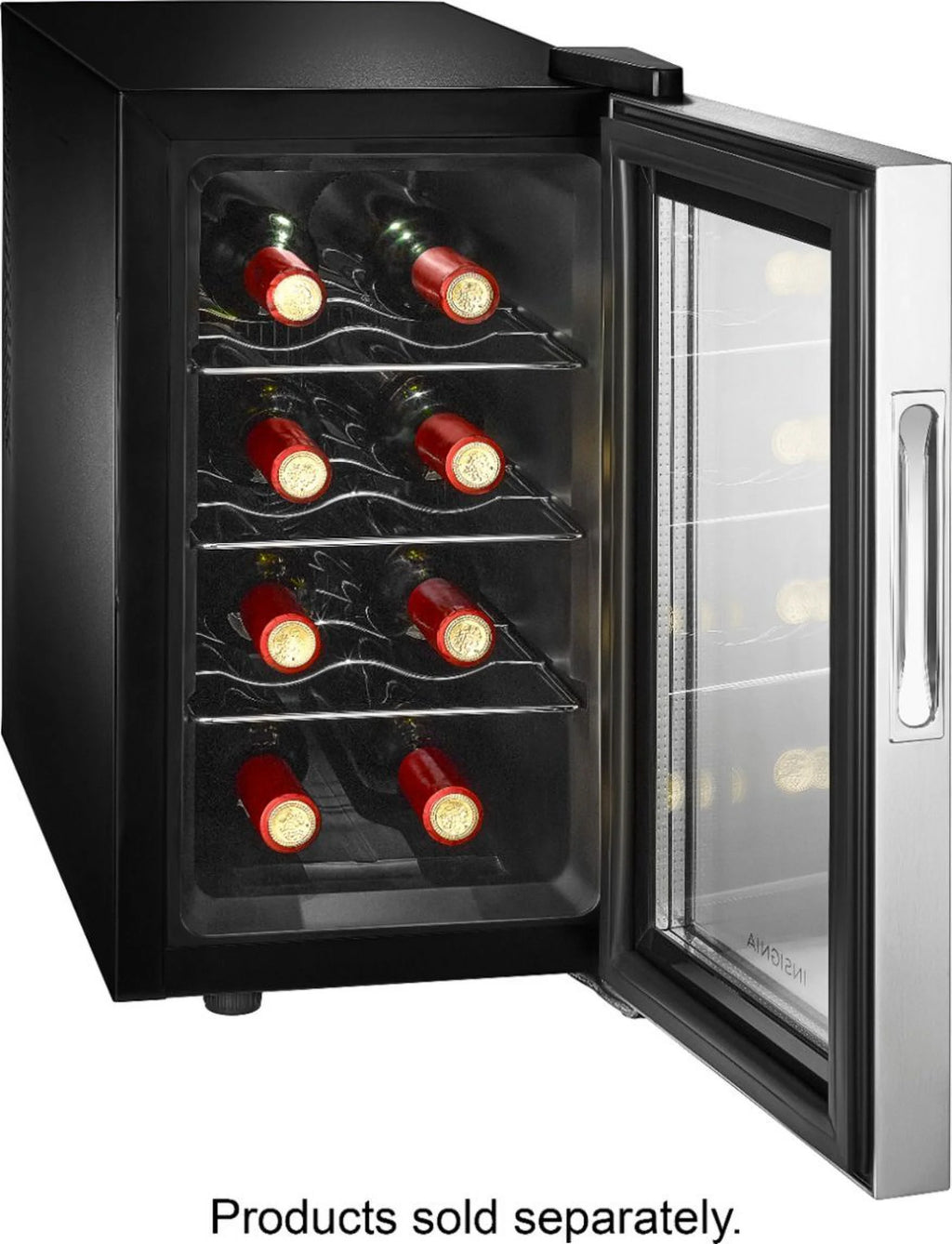 Stainless Steel 8-Bottle Wine Cooler L326