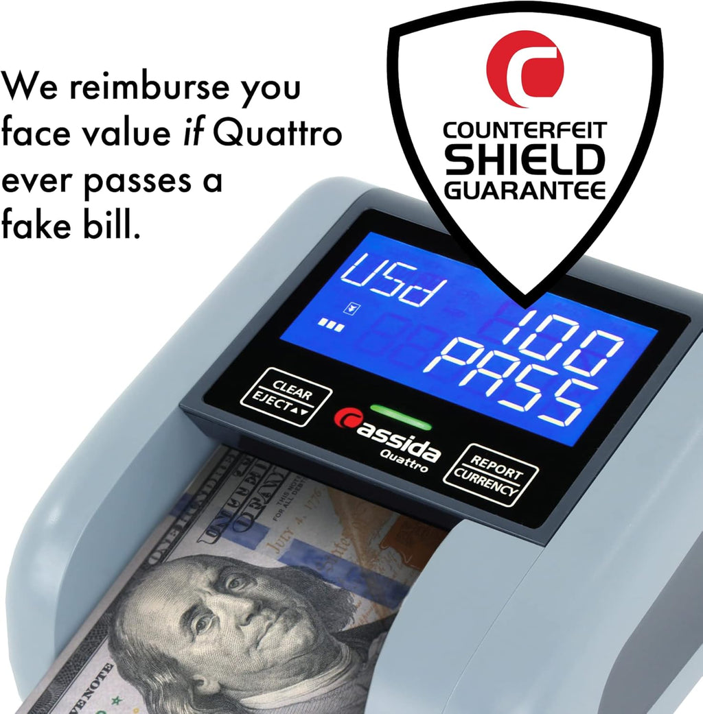 Currency Counterfeit Detector with Advanced Sensors (UV, MG, IR, MT, WT, Thickness, Size) Y295