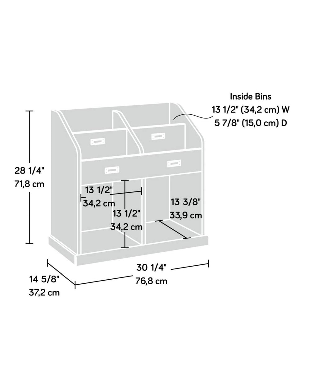 White Plank Bookcase O165707