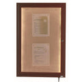 Indoor/Outdoor LED Lighted Display Case 36inH x 24inW Z280825