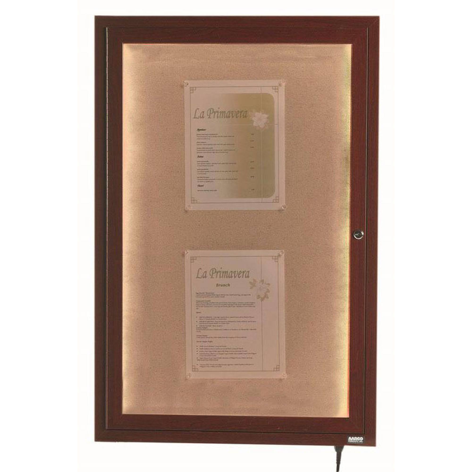 Indoor/Outdoor LED Lighted Display Case 36inH x 24inW Z280825