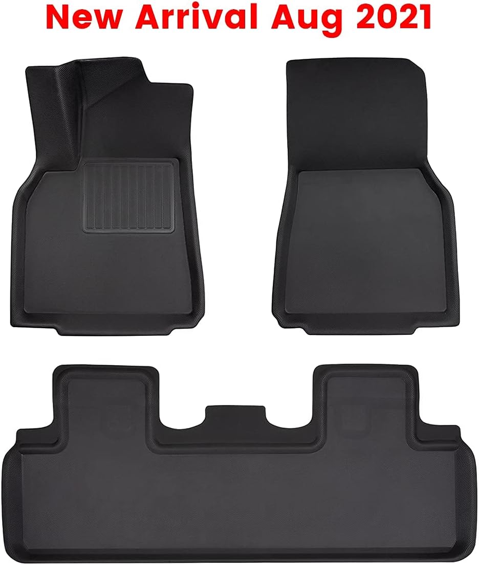 All-Weather Floor Mats for Tesla Model Y 2021, Black E723700