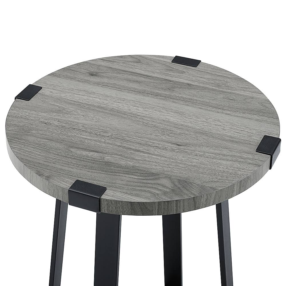 Metal Wrapped Round MDF Side Table G485759