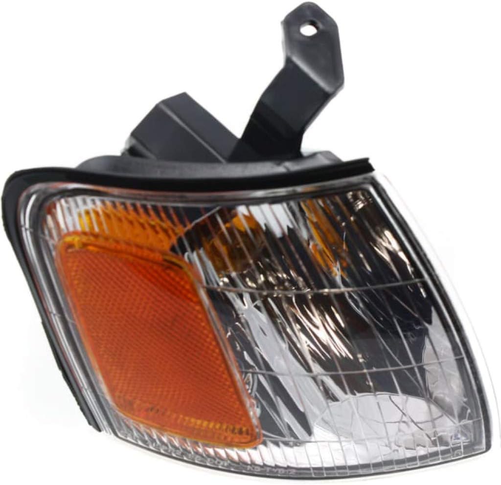 Corner Light for Toyota Avalon 1998 1999 Passenger Side Clear Amber Lens Pack of 2 Q402