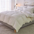 White Cotton Sateen Down Alternative Comforter King W484794