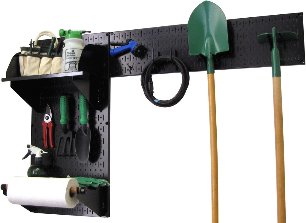 Gray Pegboard Garden Tool Organizer Kit K377