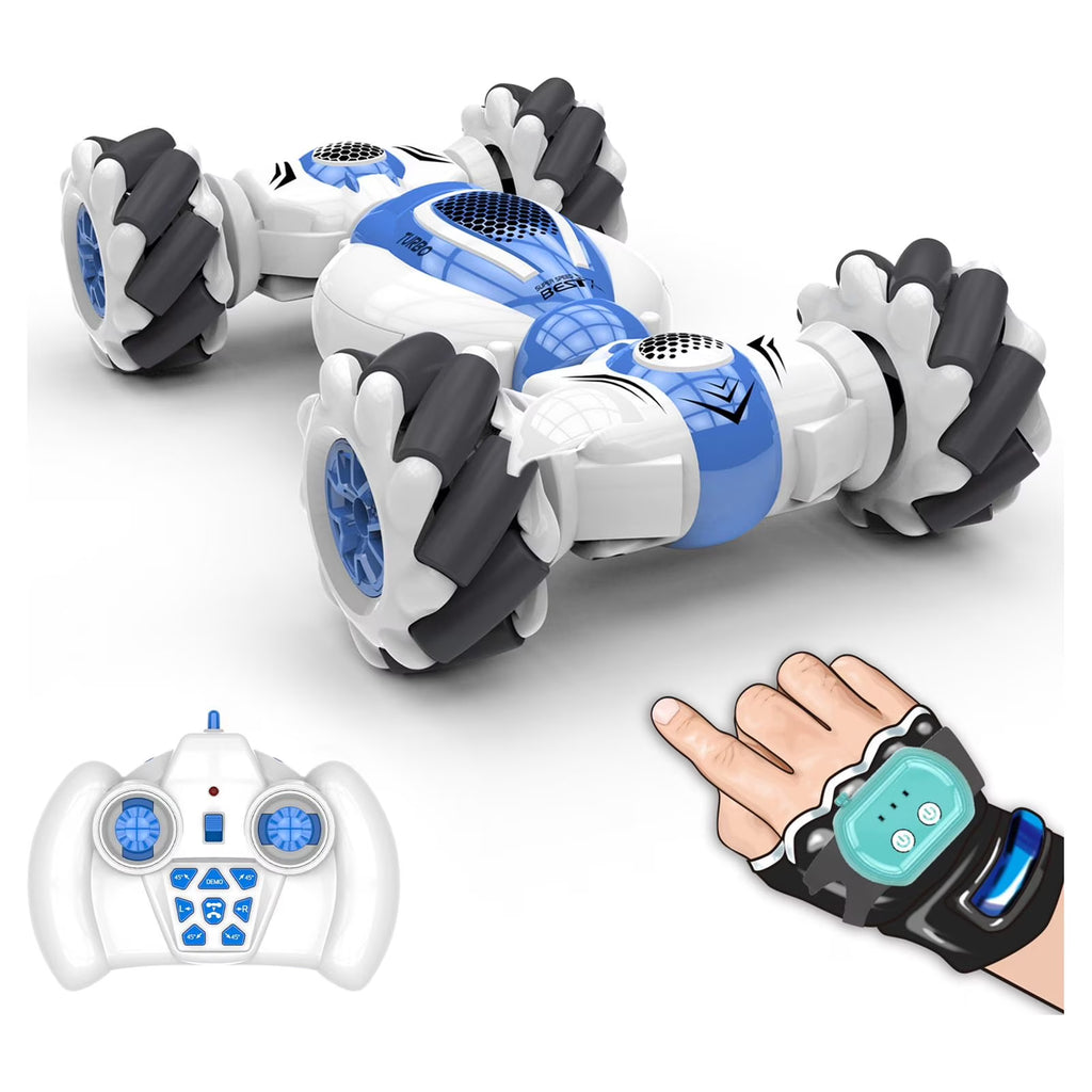 4WD RC Stunt Car Remote Control Watch Gesture Sensor Deformable Electric Toy Cars X1455