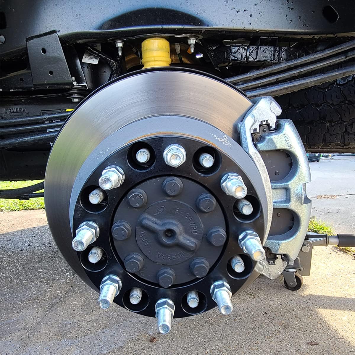 Black Forged 1.5 Inch Wheel Adapters with M14x1.5 Studs, Pack of 2 A78847