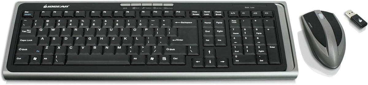 4-Port DVI KVMP Switch with Cables and Wireless Media Center Keyboard and Mouse N995020