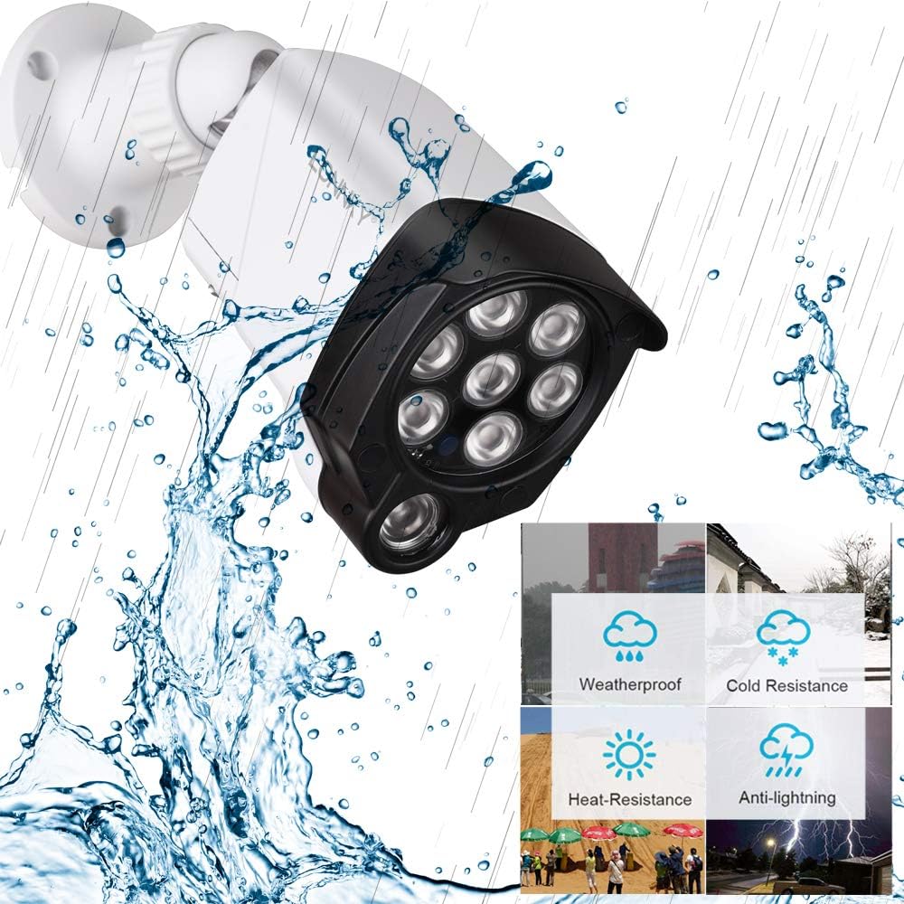 White 90 Degree 100Ft IR Infrared Flood Light for Security Cameras W988184