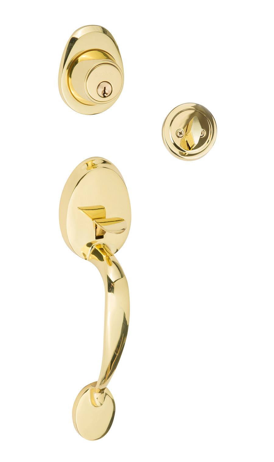 Polished Chrome Front Entry Door Handleset K228