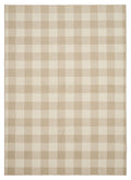 Tan/Ivory Buffalo Plaid 7 ft. x 10 ft. Area Rug T98053