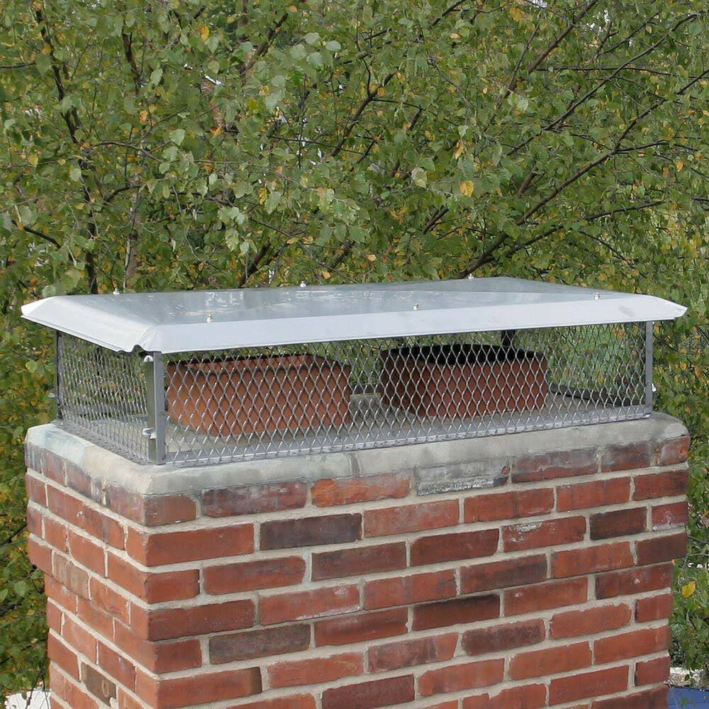 Stainless Steel Multi-Flue Chimney Cap 8x22 H x 29x22 W x 17x22 D S91124
