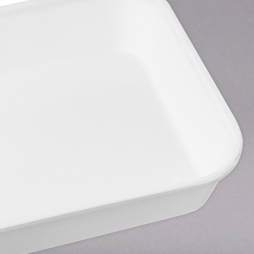 Pearl White 30x22 Fiberglass Market Tray X622