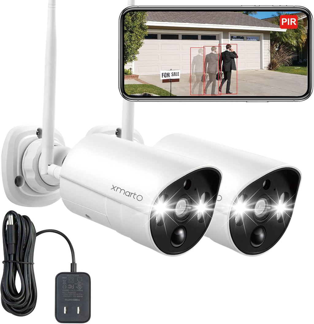 8CH 2K HD Wireless Security Camera System with 1TB HDD B301