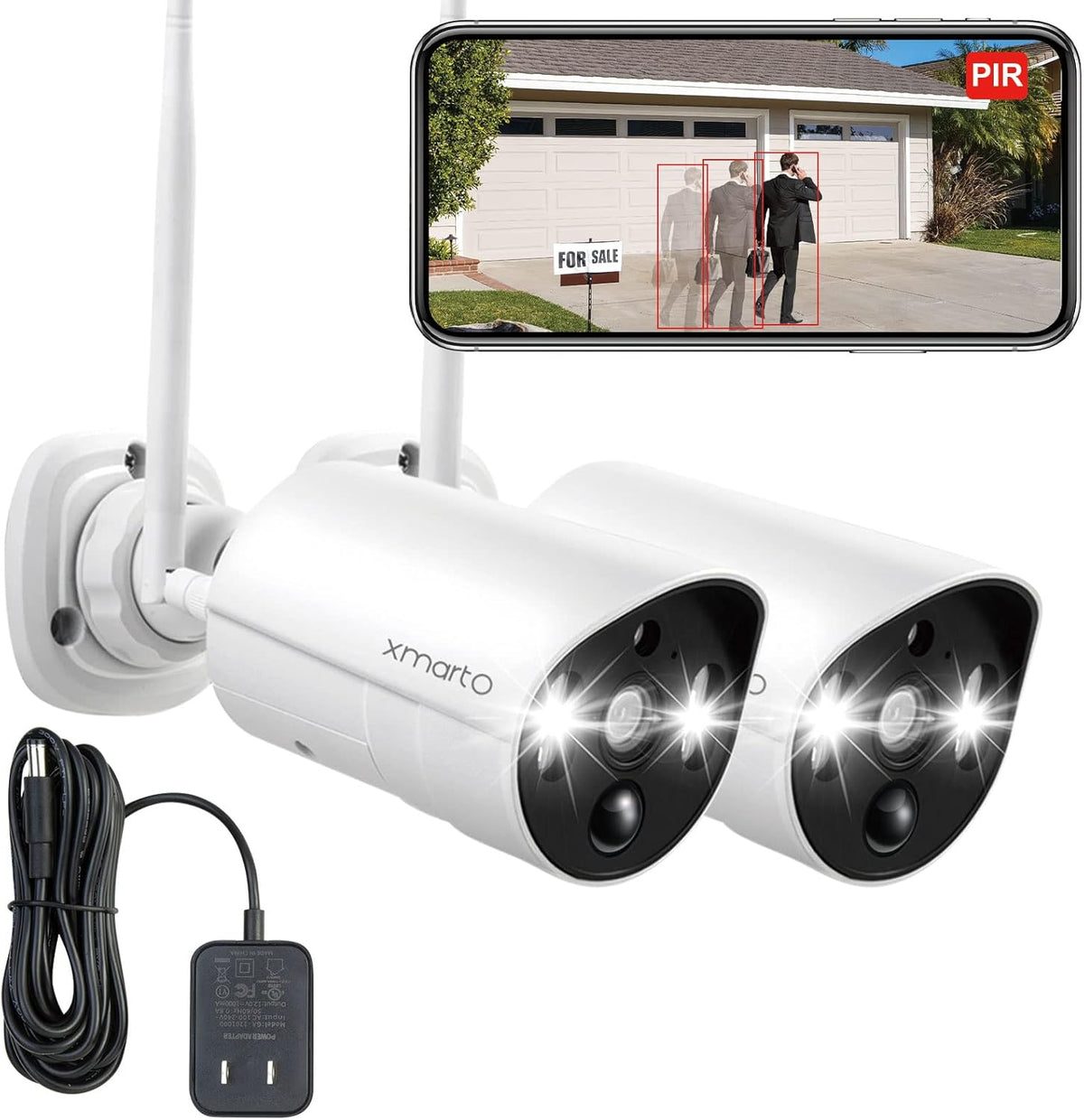 8CH 2K HD Wireless Security Camera System with 1TB HDD B301