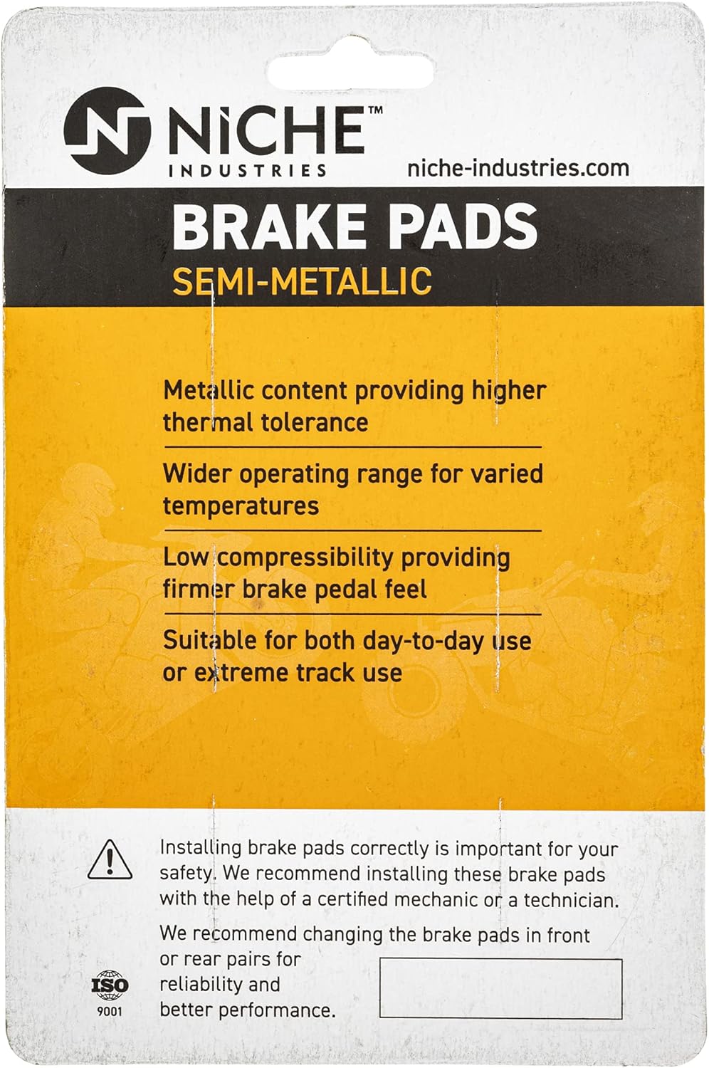Brake and Parking Pad Set, Semi-Metallic, Pack of 2 S6368
