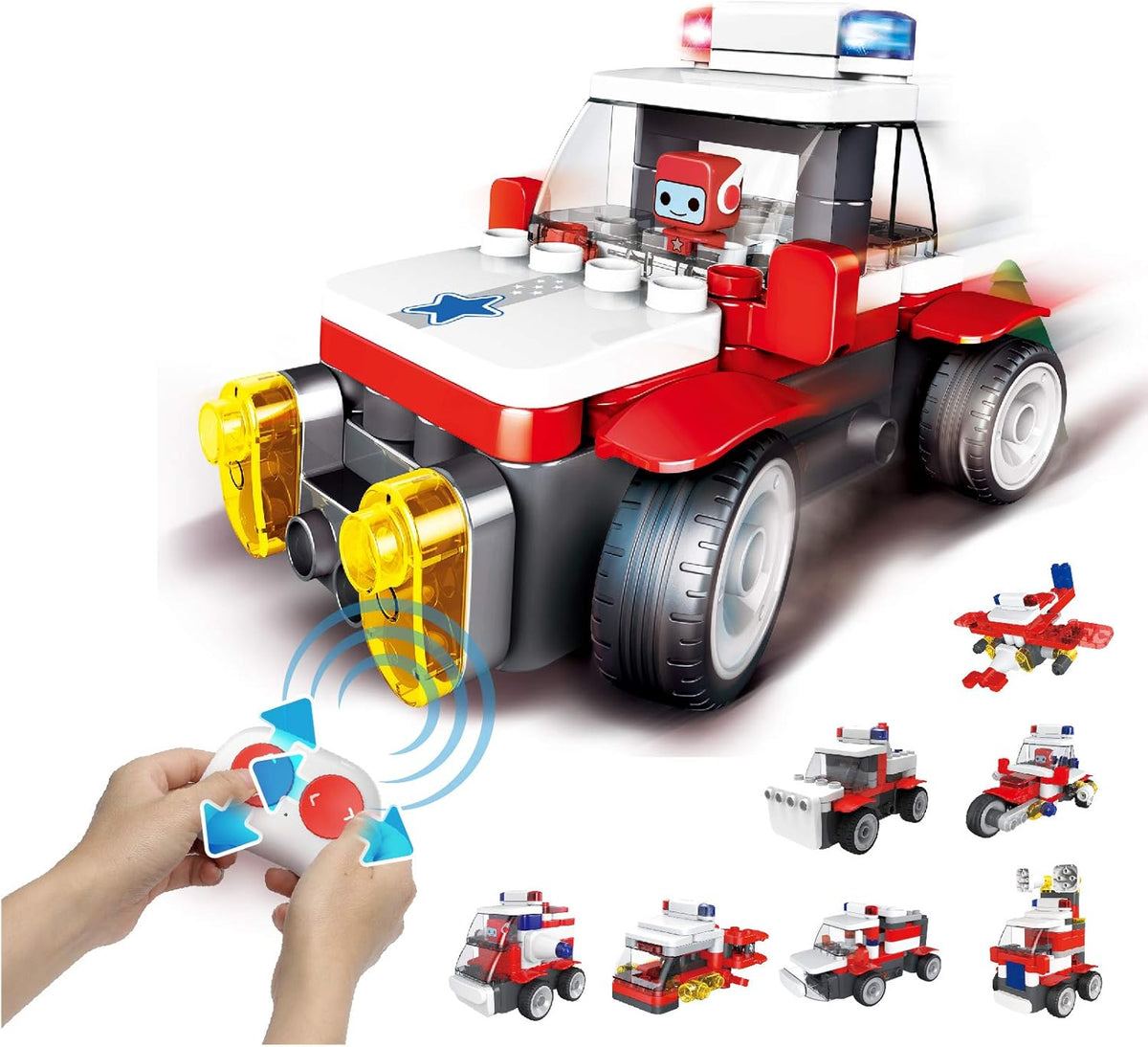 8-in-1 STEM Car Building Kit (107 Pieces) Y605