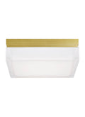 Aged Brass Two Light Flush Mount R5193