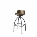 Brown & Black Bar Height Stool I65022
