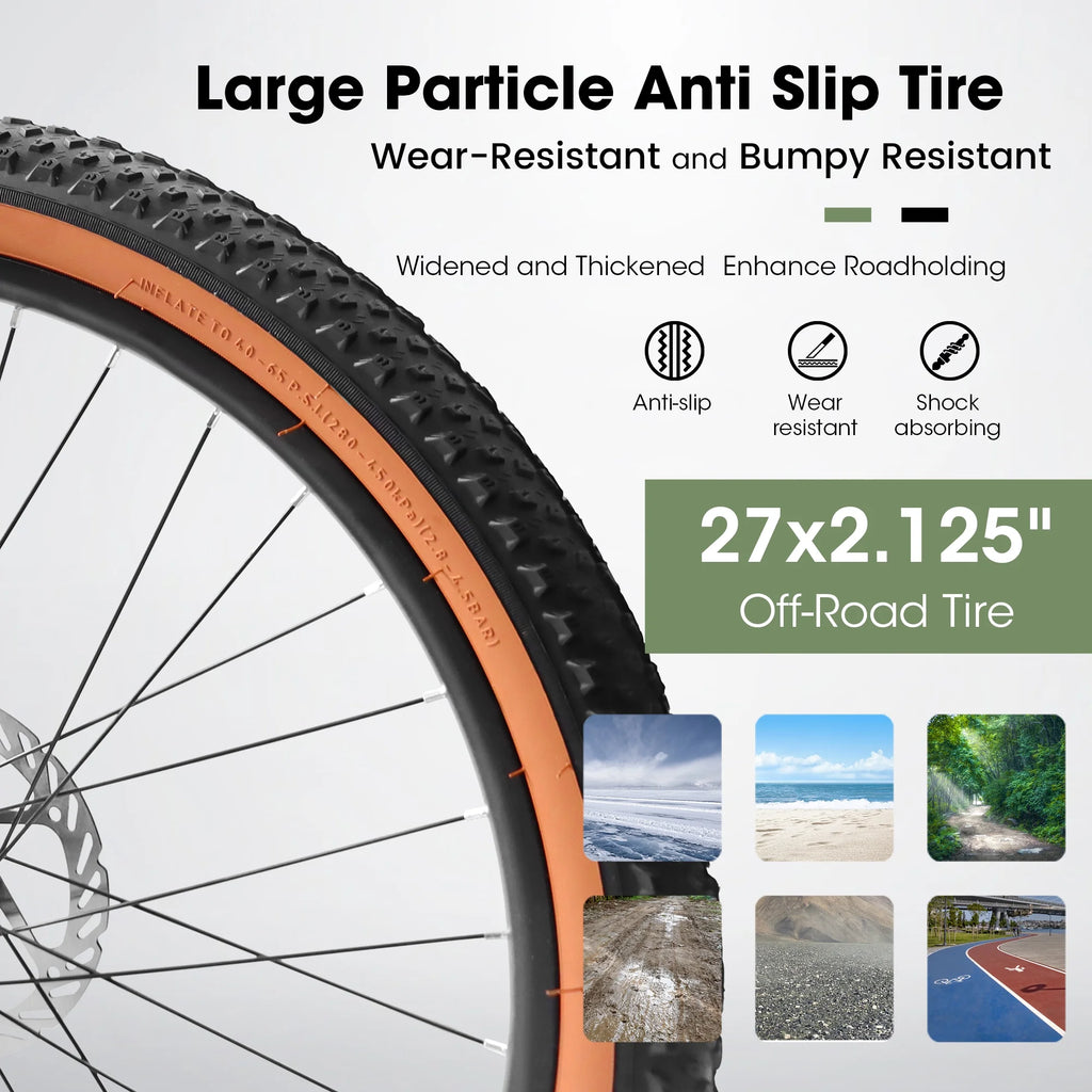 Mountain Bike 21-Speed Carbon Steel Frame 27.5 Inch Wheels U440