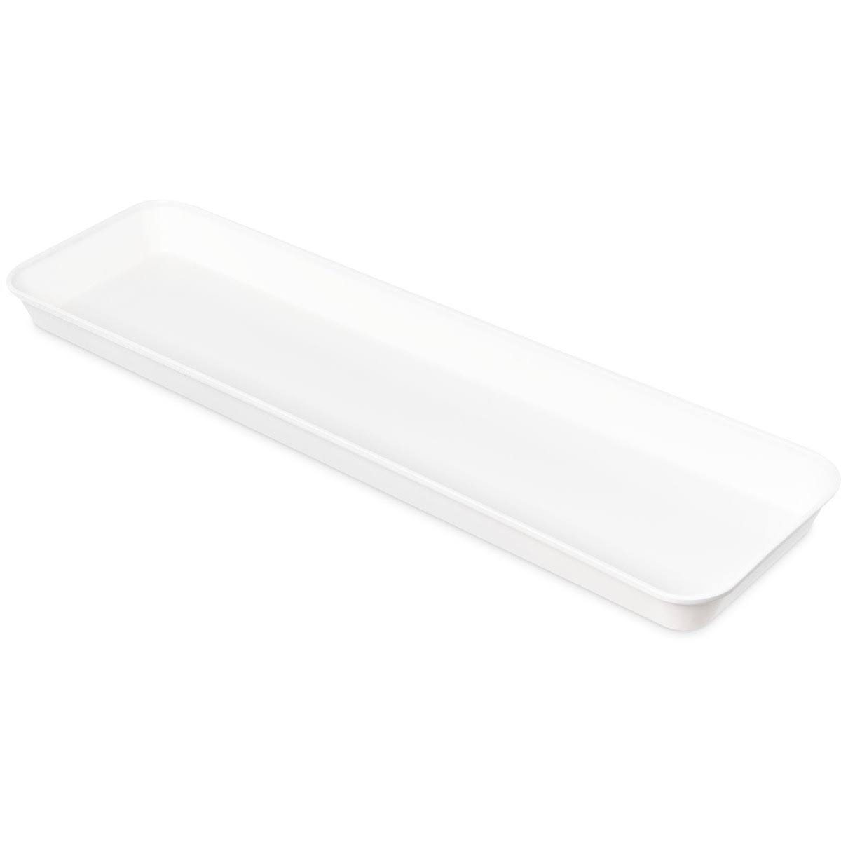 Pearl White 30x22 Fiberglass Market Tray X622