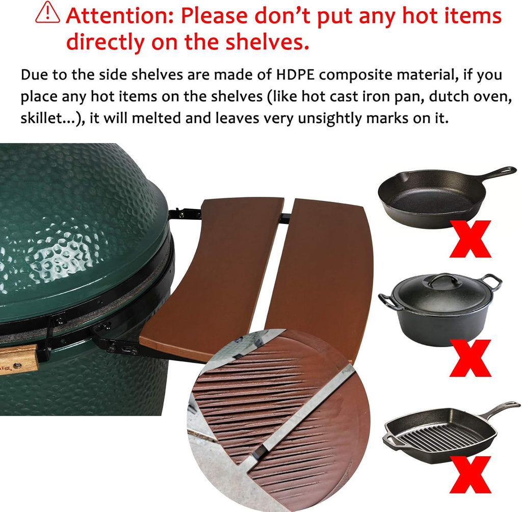 HDPE Shelves for Medium Big Green Egg X394252