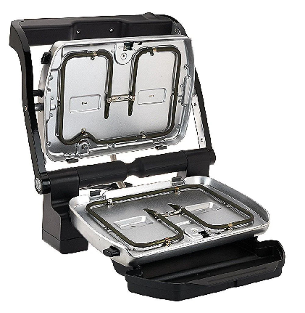 Blue Indoor Electric Grill with Removable Ceramic Plates D953614