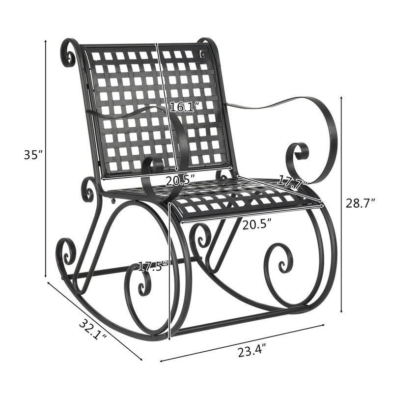 Iron Rocking Chair K25211