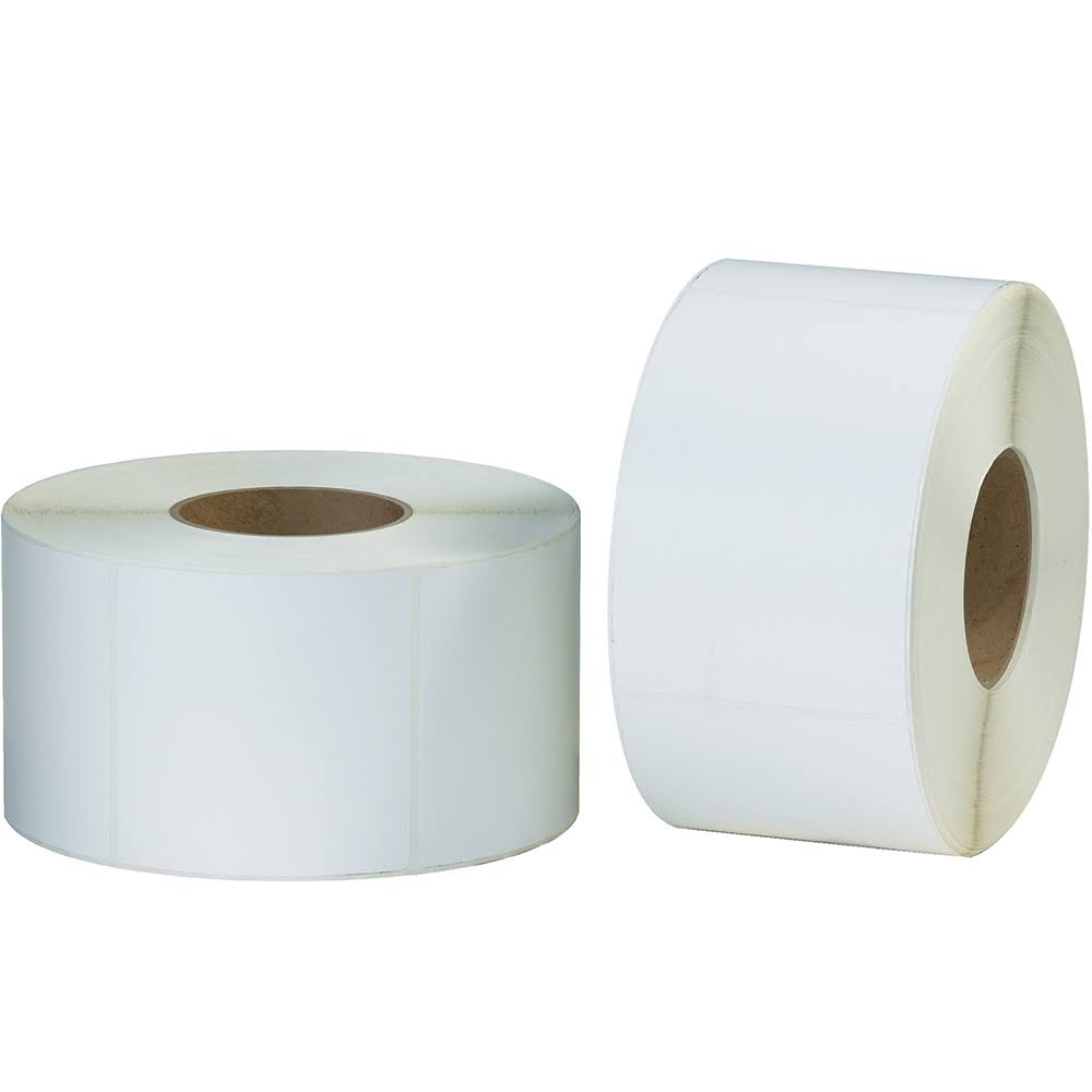 4x22 x 2x22 White Thermal Transfer Labels W571