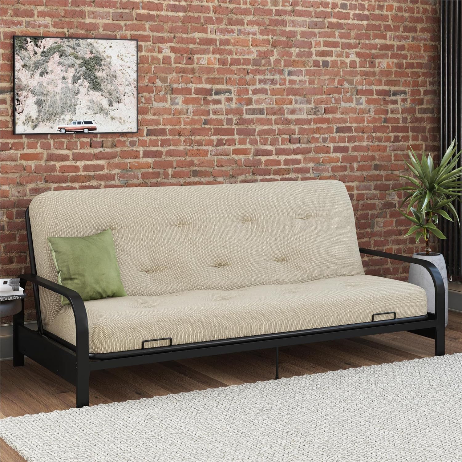 Full Polyester Linen Pocket Spring Coil Futon Mattress D73436