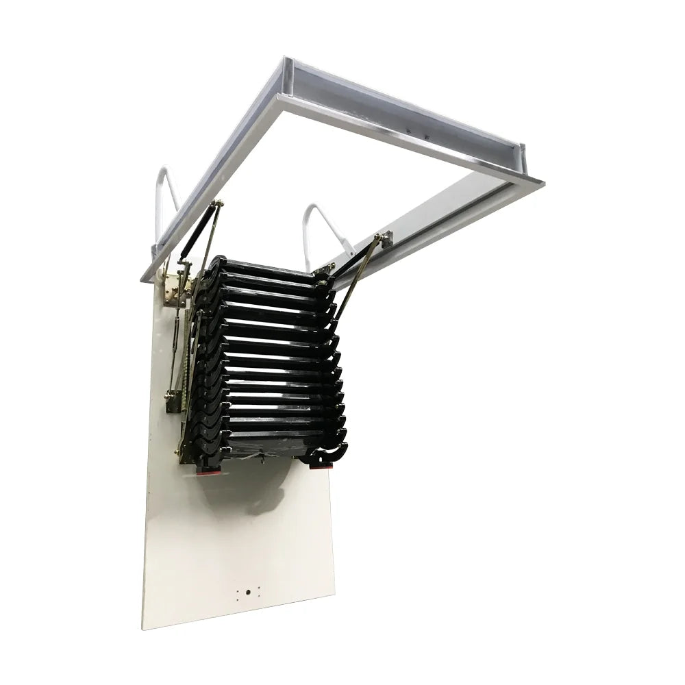 Black 13 Steps Telescopic Ladder Z19621