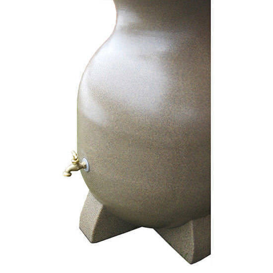 55 Gallon Sandstone Look Rain Barrel Y4588