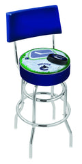 Chrome Double Ring Swivel Bar Stool R1226