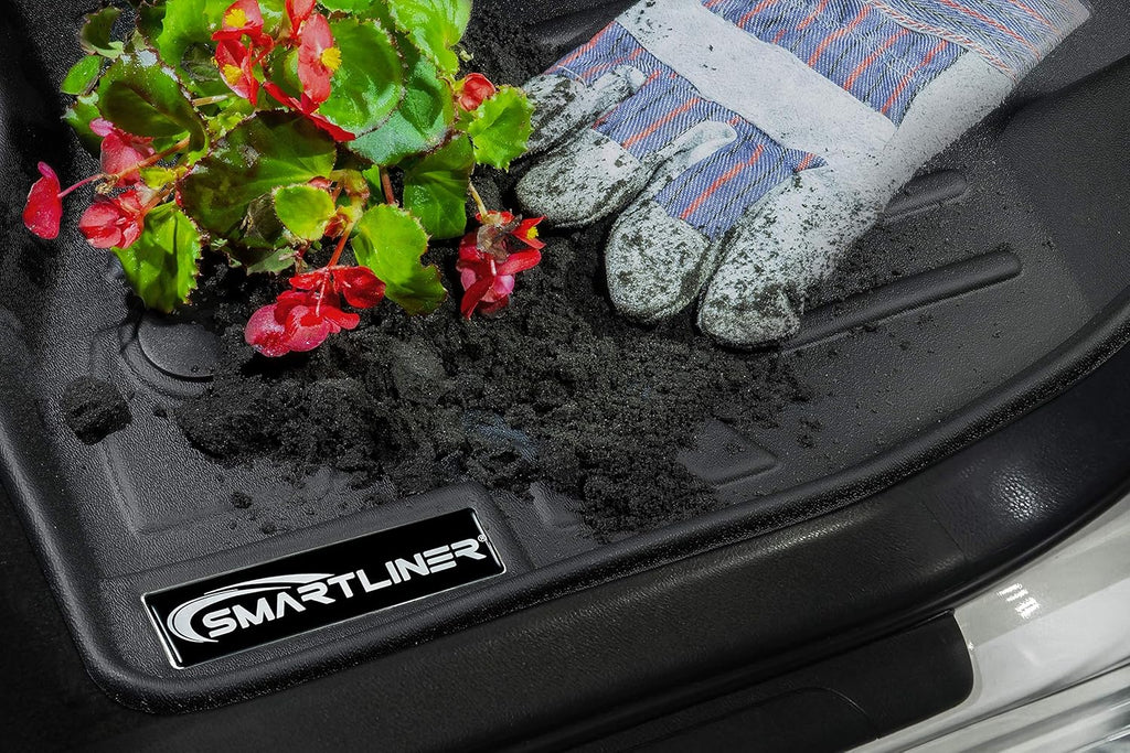 Custom Fit Floor Mats 2 Row Liner Set Black V870
